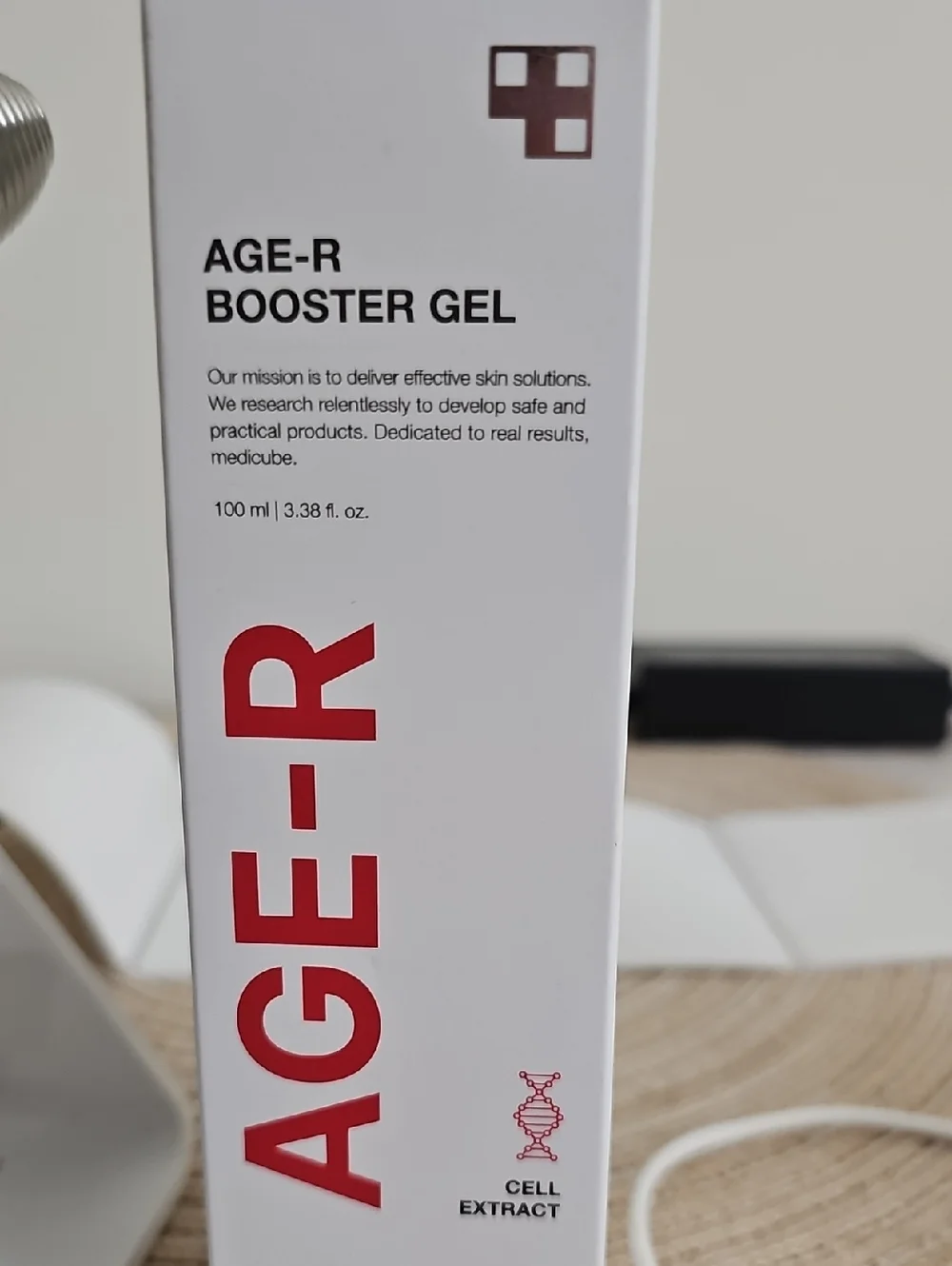 AGE-R Derma EMS Shot And AGE-R Booster Gel Serum